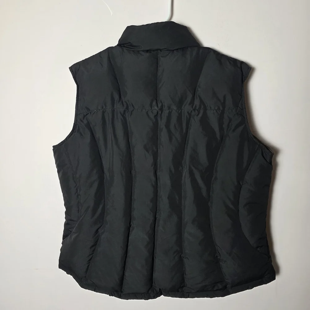 Ariat Goose Down Puffer Vest Black Full Zip Insulated Riding Equestrian Large - Picture 2 of 7